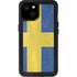 Sweden Flag Distressed iPhone 15 Plus Waterproof Case