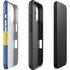Sweden Flag Distressed iPhone 16 Plus Impact Case