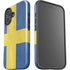 Sweden Flag Distressed iPhone 16 Plus Impact Case