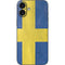 Sweden Flag Distressed iPhone 16 Plus Skin