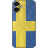 Sweden Flag Distressed iPhone 16 Plus Skin