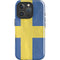 Sweden Flag Distressed iPhone 16 Pro Impact Case