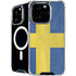 Sweden Flag Distressed iPhone 16 Pro MagSafe Case