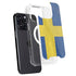 Sweden Flag Distressed iPhone 16 Pro MagSafe Case