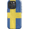 Sweden Flag Distressed iPhone 16 Pro Magsafe Impact Case