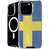 Sweden Flag Distressed iPhone 16 Pro Max MagSafe Case