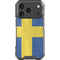 Sweden Flag Distressed iPhone 18 Pro Clear Case