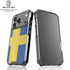 Sweden Flag Distressed iPhone 18 Pro Clear Case