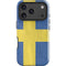 Sweden Flag Distressed iPhone 18 Pro Impact Case