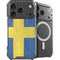 Sweden Flag Distressed iPhone 18 Pro MagSafe Case