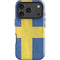 Sweden Flag Distressed iPhone 18 Pro Max Impact Case