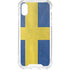 Sweden Flag Distressed iPhone XS Clear Case