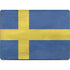 Sweden Flag Distressed Apple MacBook Pro 14-inch Skin