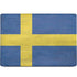 Sweden Flag Distressed MacBook Skins