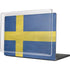 Sweden Flag Distressed MacBook Cases