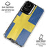 Sweden Flag Distressed Moto G Power 5G (2024) Clear Case