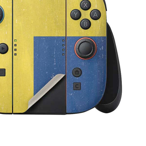 Sweden Flag Distressed Nintendo Switch 2 (2025) Joy-Con Controller Skin