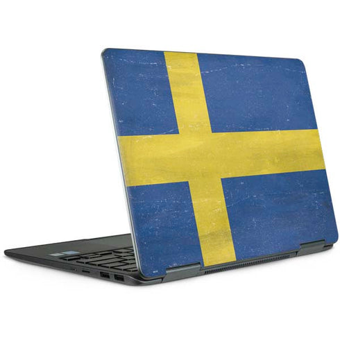 Sweden Flag Distressed Notebook 9 Pro 13in (2017) Skin