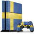 Sweden Flag Distressed PlayStation PS4 Skins