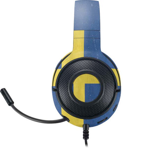 Sweden Flag Distressed Razer Kraken X Skin