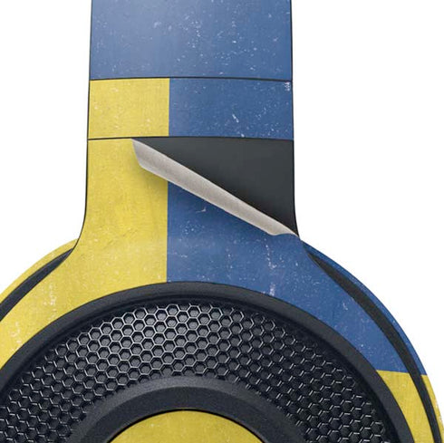 Sweden Flag Distressed Razer Kraken X Skin