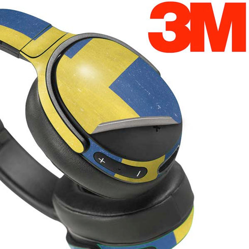Sweden Flag Distressed Skullcandy Venue Skin