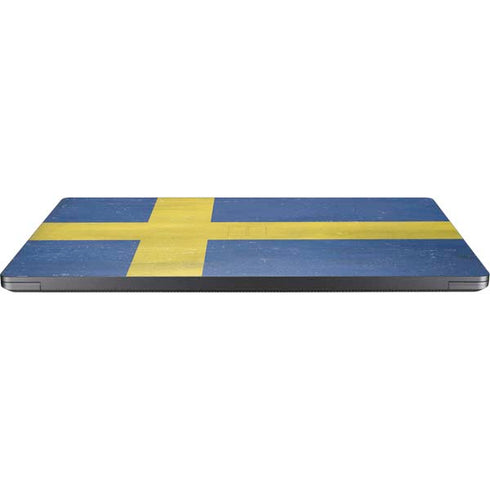Sweden Flag Distressed Surface Laptop 7 15in Skin