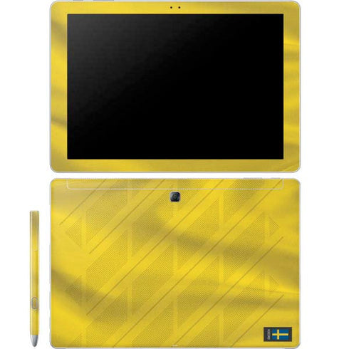 Sweden Soccer Flag Galaxy Book 12in Skin