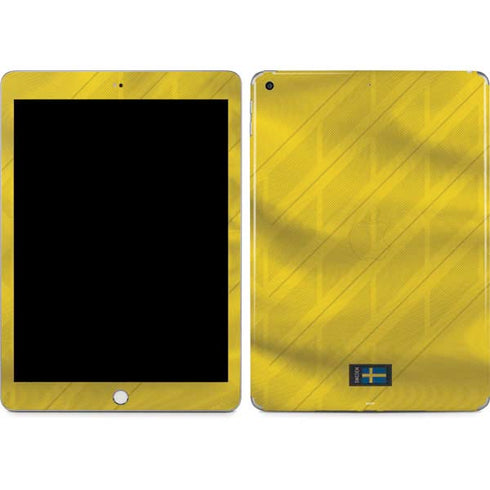 Sweden Soccer Flag Apple iPad Skin
