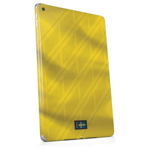 Sweden Soccer Flag Apple iPad Skin