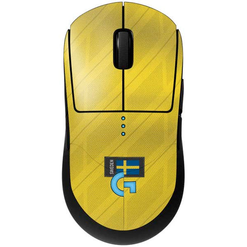 Sweden Soccer Flag G Pro Wireless Gaming Mouse Skin