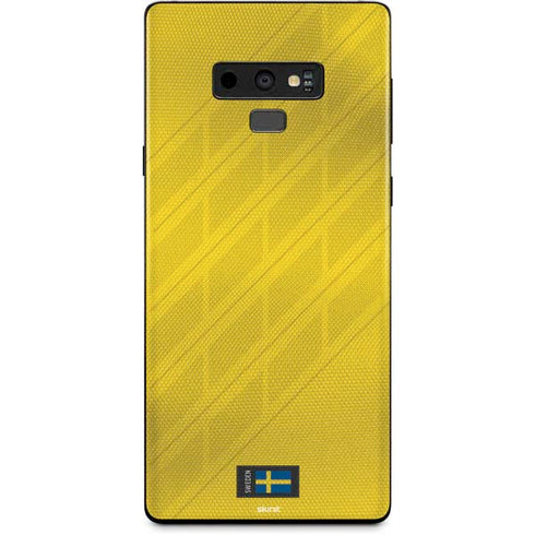 Sweden Soccer Flag Galaxy Note 9 Skin