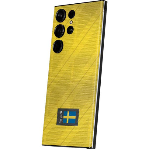 Sweden Soccer Flag Galaxy Skins