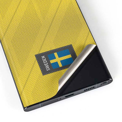 Sweden Soccer Flag Galaxy Skins