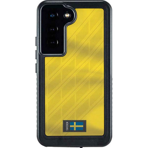 Sweden Soccer Flag Galaxy S24 Waterproof Case