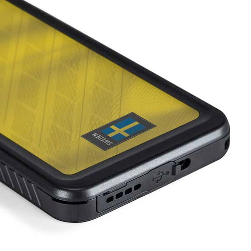 Sweden Soccer Flag Galaxy S24 Waterproof Case