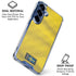 Sweden Soccer Flag Galaxy S25 Clear Case