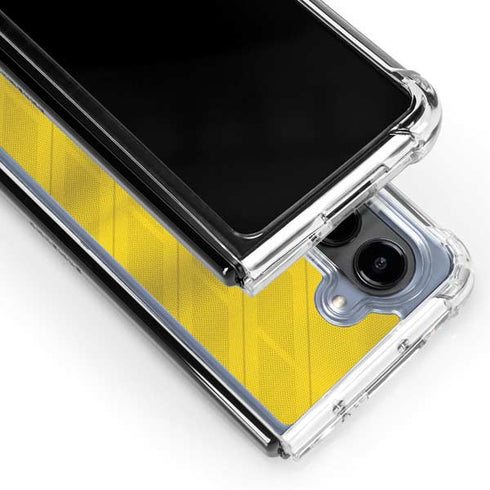Sweden Soccer Flag Galaxy Z Fold5 5G Clear Case