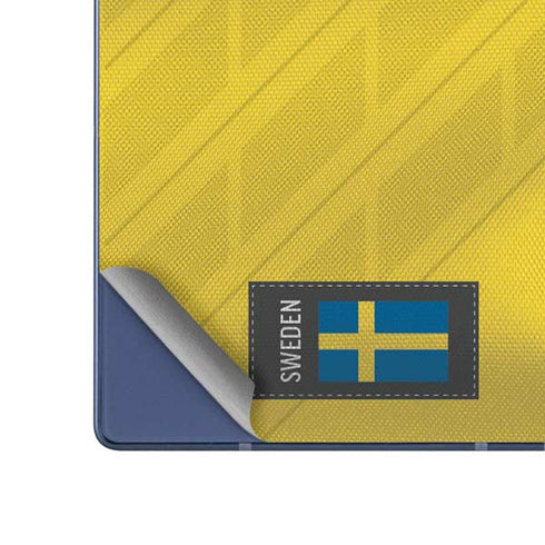 Sweden Soccer Flag Galaxy Z Fold6 Skin
