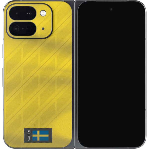 Sweden Soccer Flag Google Pixel 9 Pro Fold Skin