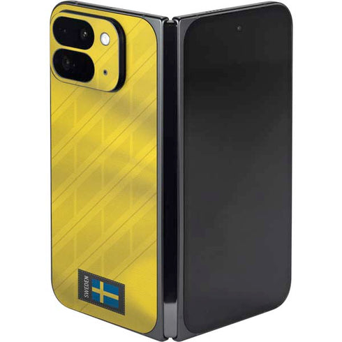 Sweden Soccer Flag Google Pixel 9 Pro Fold Skin