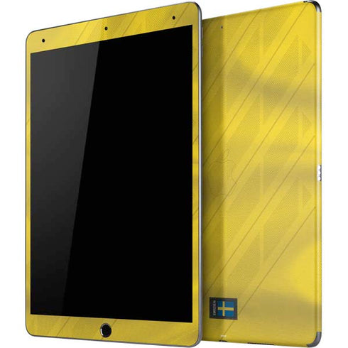 Sweden Soccer Flag iPad Skins