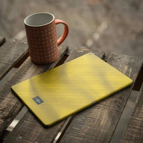 Sweden Soccer Flag iPad Skins