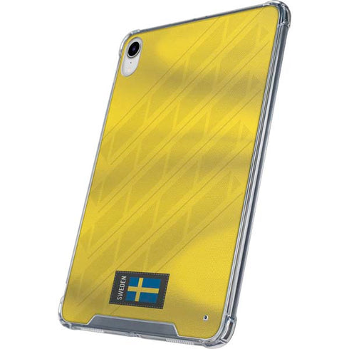 Sweden Soccer Flag iPad 11th Gen (2025) Clear Case