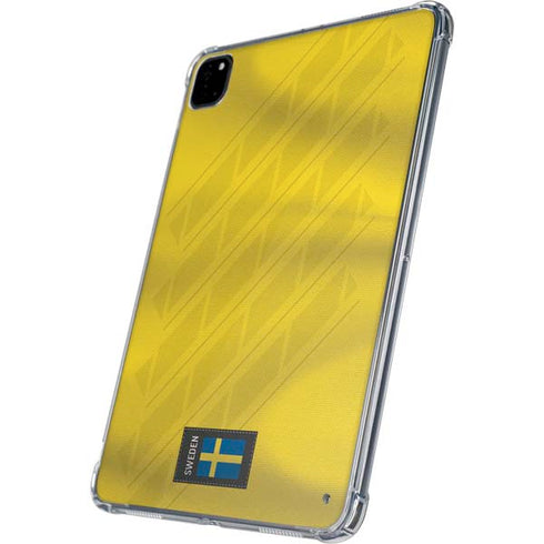 Sweden Soccer Flag iPad Pro 11in (2024) Clear Case