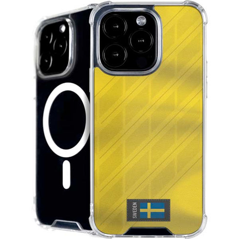 Sweden Soccer Flag iPhone 16 Pro MagSafe Case