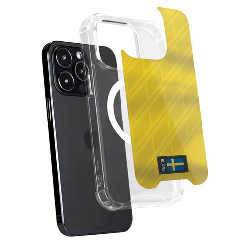 Sweden Soccer Flag iPhone 16 Pro MagSafe Case