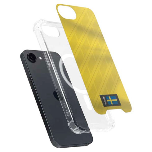 Sweden Soccer Flag iPhone 16e MagSafe Case