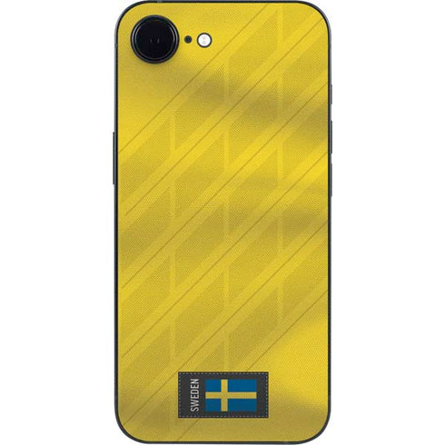 Sweden Soccer Flag iPhone 16e Skin
