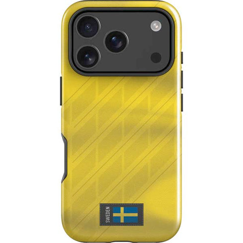 Sweden Soccer Flag iPhone 18 Pro Impact Case